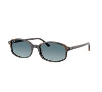 Ray-Ban Unisex Sunglass RB2232F Sam - Color del Marco: Amarillo, azul & Havana, Color de la Lente: Azul Degradad Gris