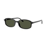Ray-Ban Unisex Sunglass RB2232F Sam - Color del Marco: Negro, Color de la Lente: Verde