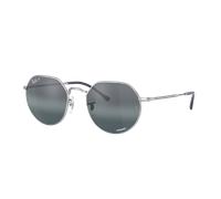 Ray-Ban Jack Chromance Gafas De Sol Plateado Montura Azul Lentes Polarizado 53-20