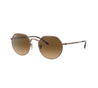 Ray-Ban Unisex Sunglass RB3565 Jack - Color del Marco: Cobre medio, Color de la Lente: Marrón