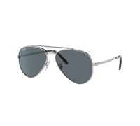 Ray - Ban Unisex RB3625 NEW AVIATOR 003/R5 Gafas de sol Metal Plata Azul Piloto Normal