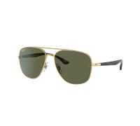 Ray-Ban Unisex Sunglass RB3683 - Color del Marco: Oro Arista, Color de la Lente: G-15 verde