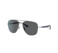 Ray - Ban Unisex Ray - Ban RB3683 003/B1 Gafas de sol Metal Plata Gris Cuadrada Normal