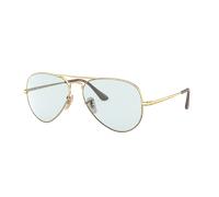 Ray-Ban Unisex Sunglass RB3689 Solid Evolve - Color del Marco: Oro Arista, Color de la Lente: Fotocromáticas Evolve gris a violeta
