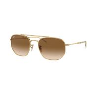 Ray-Ban Unisex Sunglass RB3707 - Color del Marco: Oro Arista, Color de la Lente: Marrón