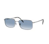 Ray-Ban Unisex Sunglass RB3717 - Color del Marco: Plateado, Color de la Lente: Azul