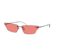 Ray - Ban Unisex RB3731 ANH 004/84 Gafas de sol Metal Gris Rosa Geométrico Normal