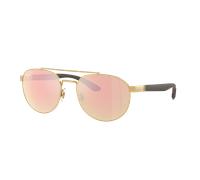 Ray-Ban Unisex Sunglass RB3736CH RB3736 Polarized+ Lenses Liteforce - Color del Marco: Oro Arista, Color de la Lente: Espejo Naranja Rosa Polarizado