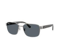 Ray-Ban Unisex Sunglass RB3751 - Color del Marco: Gunmetal, Color de la Lente: Azul