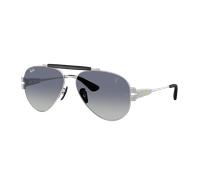 Ray - Ban Unisex Ray - Ban RB3762M F1224L Gafas de sol Metal Plata Pantos Normal Sombreado