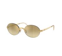 Ray-Ban Unisex Sunglass RB3929 By A$AP Rocky - Color del Marco: Oro Arista, Color de la Lente: Espejo marrón y dorado degradado