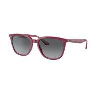 Ray-Ban Unisex Sunglass RB4362 - Color del Marco: Burdeos, Color de la Lente: Polarized Gris Degradado