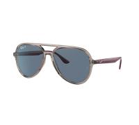 Ray-Ban Rb4376 Gafas De Sol Burdeos Montura Azul Lentes Polarizado 57-16
