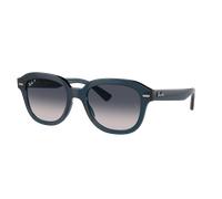 Ray-Ban Unisex Sunglass RB4398 Erik - Color del Marco: Opalino y azul oscuro, Color de la Lente: Azul