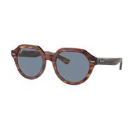 Ray-Ban Gina Gafas De Sol Habana A Rayas Montura Azul Lentes 51-21