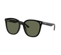 Ray-Ban Unisex Sunglass RB4423D - Color del Marco: Negro, Color de la Lente: Polarizadas verde oscuro