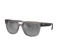Ray-Ban Unisex Sunglass RB4426 Phil Bio-Based - Color del Marco: Gris Transparente, Color de la Lente: Plateado/Gris
