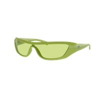 Ray-Ban Unisex Sunglass RB4431 Xan Bio-Based - Color del Marco: Verde manzana, Color de la Lente: Verde