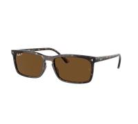 Ray-Ban Unisex Sunglass RB4435 - Color del Marco: Habana, Color de la Lente: Polarizadas Marron