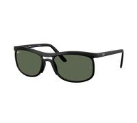Ray - Ban Unisex Ray - Ban RB4452 601S71 Gafas de sol Ojeada Negro Verde Cuadrada Normal