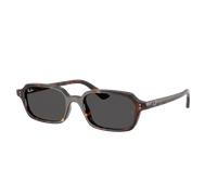 Ray-Ban Unisex Sunglass RB4455F Zuri Bio-Based - Color del Marco: Habana, Color de la Lente: Gris Oscuro