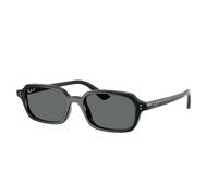 Ray-Ban Unisex Sunglass RB4455F Zuri Bio-Based - Color del Marco: Negro, Color de la Lente: Polarized Gris Oscuro