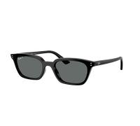 Ray-Ban Unisex Sunglass RB4456F Zaya Bio-Based - Color del Marco: Negro, Color de la Lente: Polarized Gris Oscuro