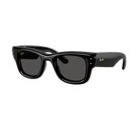 Ray-Ban Unisex Sunglass RB4940 Wayfarer Puffer - Color del Marco: Negro, Color de la Lente: Ultranegro