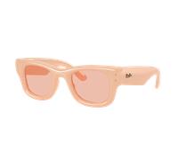 Ray - Ban Unisex Ray - Ban A$AP Rocky RB4940 WAYFARER PUFFER 687584 Gafas de sol Nylon Beige Rosa Cuadrada Normal