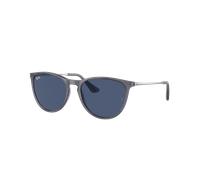 Ray-Ban Unisex Sunglass RB9060S Erika Kids - Color del Marco: Azul Ópalo, Color de la Lente: Azul Oscuro