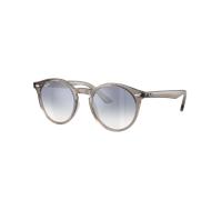 Ray-Ban Unisex Sunglass RB9064S Kids - Color del Marco: Gris Transparente, Color de la Lente: Espejo azul degradado transparente y plateado