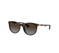 Ray-Ban Unisex Sunglass RB9082S Kids - Color del Marco: Habana, Color de la Lente: Light Grey Brown Polarized