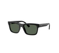Ray-Ban Unisex Sunglass RB9196S Kids Bio-Based - Color del Marco: Negro, Color de la Lente: Verde Oscuro