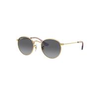 Ray-Ban Unisex Sunglass RB9547S Round Kids - Color del Marco: Oro Arista, Color de la Lente: Polarized Gris