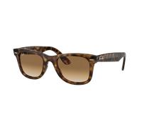 Ray-Ban Unisex Sunglass Wayfarer Ease - Color del Marco: Habana Claro, Color de la Lente: Marrón Claro Degradado