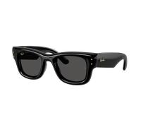 Ray-Ban Unisex Sunglass Wayfarer Puffer - Color del Marco: Negro, Color de la Lente: Ultranegro