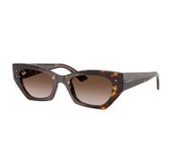 Ray-Ban Unisex Sunglass Zena Bio-Based - Color del Marco: Habana, Color de la Lente: Marrón Degradado