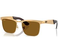 Ray - Ban Unisex RB3875 WAYFARER DELUXE 927631 Gafas de sol Metal Oro Marrón Cuadrada Normal