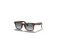 Ray - Ban Unisex RB4340 WAYFARER EASE 63973M Gafas de sol Inyectado Tortuga Azul Cuadrada Normal Sombreado