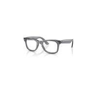 Ray-Ban Wayfarer Ease Optics Gris Transparente Montura Transparente Lentes Polarizado 50-22