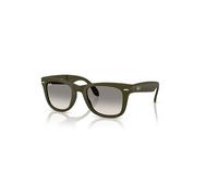 Ray-Ban Wayfarer Folding Classic Online Only Limited Gafas De Sol Verde Militar Mate Montura Gris Lentes 50-22