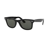 Ray Ban Wayfarer, Gafas de Sol Polarizado Unisex, Negro (Schwarz/Polarized Grün Klassisch 901/58), 50