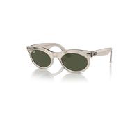 Ray-Ban Wayfarer Oval Change Gafas De Sol Photo Gris Con Ondas Montura Verde Lentes 53-22