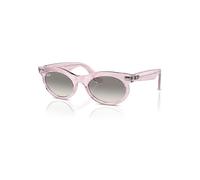 Ray-Ban Wayfarer Oval Change Gafas De Sol Photo Violeta Con Ondas Montura Gris Lentes 53-22