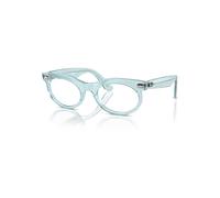 Ray-Ban Wayfarer Oval Optics Change Photo Azur Con Ondas Montura Transparente Lentes Polarizado 50-22