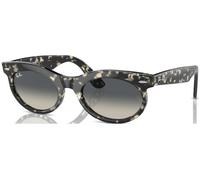 Ray - Ban Unisex RB2242 WAYFARER OVAL 133371 Gafas de sol Acetato Tortuga Gris Redonda Normal Sombreado