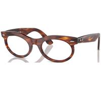 Ray - Ban Unisex RX2242V WAYFARER OVAL 2144 Monturas ópticas Acetato Marrón Transparente Redonda Normal