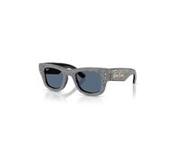 Ray - Ban Unisex Ray - Ban A$AP Rocky RB4940BP WAYFARER PUFFER 686580 Gafas de sol Nylon Negro Azul Cuadrada Normal