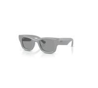 Ray-Ban Wayfarer Puffer Gafas De Sol Gris Liso Montura Gris Lentes 47-23