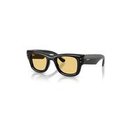 Ray-Ban Wayfarer Puffer Gafas De Sol Negro Montura Amarillo Lentes 50-23